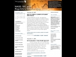NASD, SEC and Regulatory Defense Blog