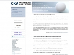 CKA Mediation and Arbitration Services Blog