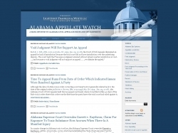 Alabama Appellate Watch