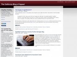 The California Blog of Appeal