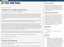 After Writing