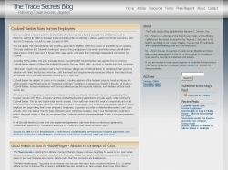 The Trade Secrets Blog