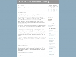 The Real Cost of Prisons Weblog