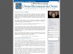 Personal Injury Attorneys--Owen, Patterson & Owen