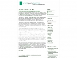 World Sports Law Report