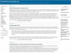 Iowa Divorce and Family Law