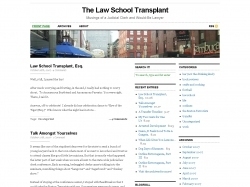 The Law School Transplant