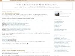 This is where the cowboy blogs away…