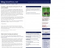 Bioethics.Net Blog