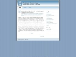 Antitrust Commentary