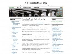 A Connecticut Law Blog