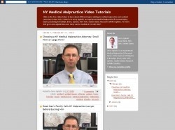 NY Medical Malpractice Video Tutorials