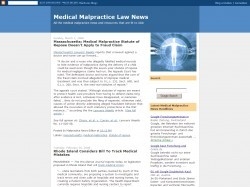 Medical Malpractice Law News