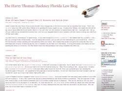 The Harry Thomas Hackney, P.A. Florida Law Blawg