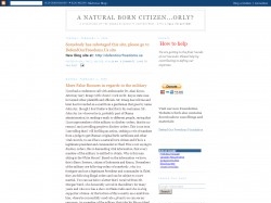 A Natural Born Citizen...Orly