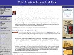 Wills, Trusts & Estates Prof Blog