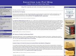 Securities Law Prof Blog