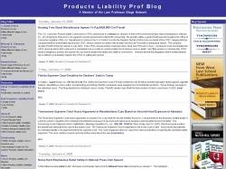 Products Liability Prof Blog