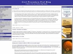 Civil Procedure Prof Blog