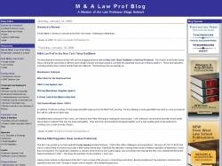 M & A Law Prof Blog