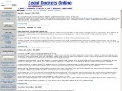 Legal Dockets Online
