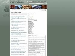 Law in the News