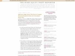 The Home Equity Theft Reporter
