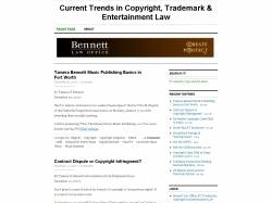 Current Trends in Copyright, Trademark & Entertainment Law