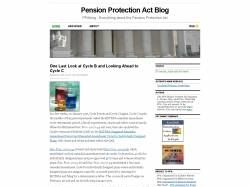 Pension Protection Act Blog