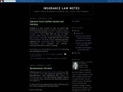 INSURANCE LAW NOTES