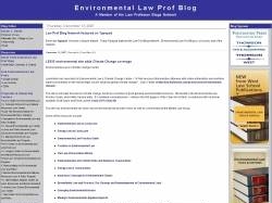 Environmental Law Prof Blog