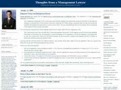 Thoughts from a Management Lawyer