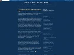 BootStraps and Lawyers