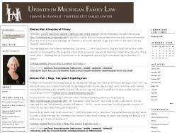 Updates in Michigan Family Law