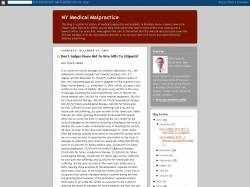 New York Medical Malpractice Blog