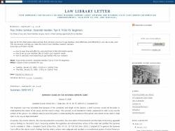 Law Library Letter