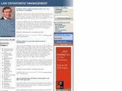 Law Department Management