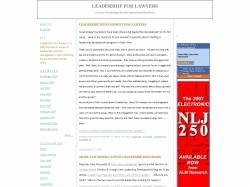 Leadership for Lawyers