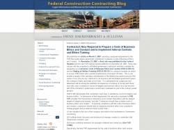 Federal Construction Contracting Blog
