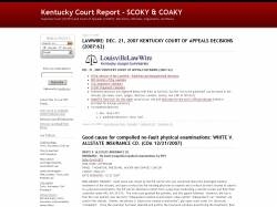 Kentucky Cases