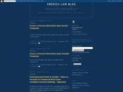 Swedish Law Blog