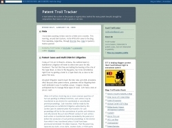 Patent Troll Tracker
