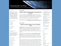 Transnational Law Blog
