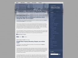 Arkansas Business Litigation Blog