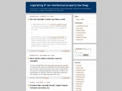 Legislating IP