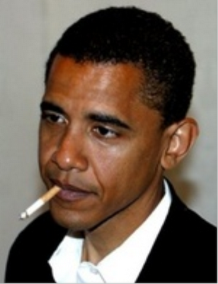 barack obama smoking pot. inhaling marijuana from