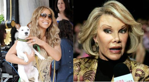 Mariah Carey Joan Rivers Mariah Carey Joan Rivers